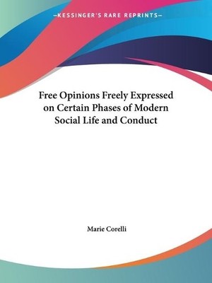 Marie Corelli Free Opinions Freely Expressed on Certain Phases of  (Taschenbuch)