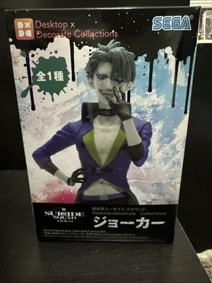 DC Suicide Squad ISEKAI Joker Figure SEGA Desktop x Decorate Collections Boxed