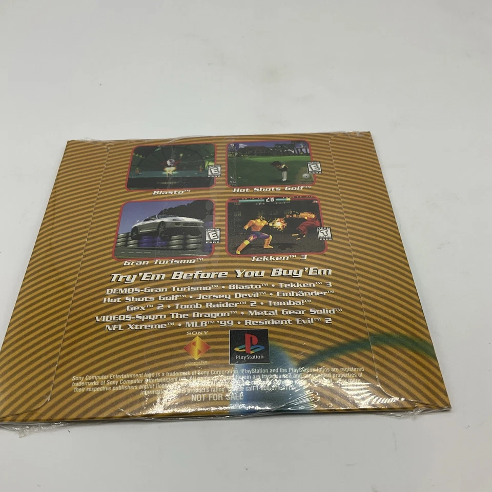 PS1 PLAYSTATION TOYS R US DEMO DISC GAME - New Sealed - Image 2 of 2