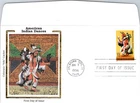 S07-8486, AMERICAN INDIAN DANCES: TRADITOINAL DANCE, COLORANO SILK FDC