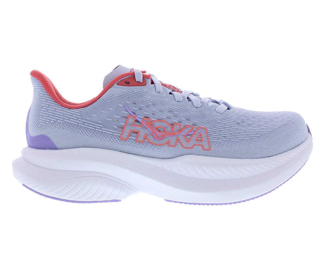 HOKA Mach 6 Wide Womens Shoes Size 7 Color Pale DuskGull 30690₽