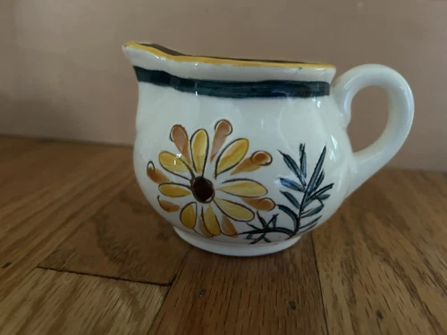 STANGL GARDEN FLOWER CREAMER PITCHER VINTAGE