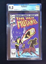 New Mutants #1 Marvel 1983 CGC 9.2 2nd App. New Mutants and Origin of Karma