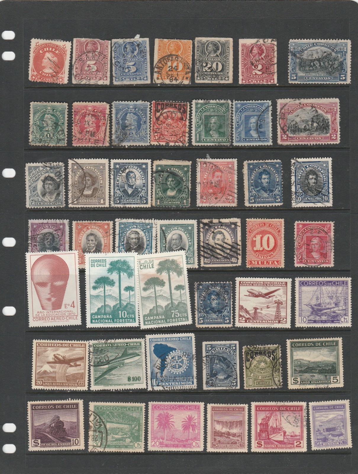 stamps   Chile 28