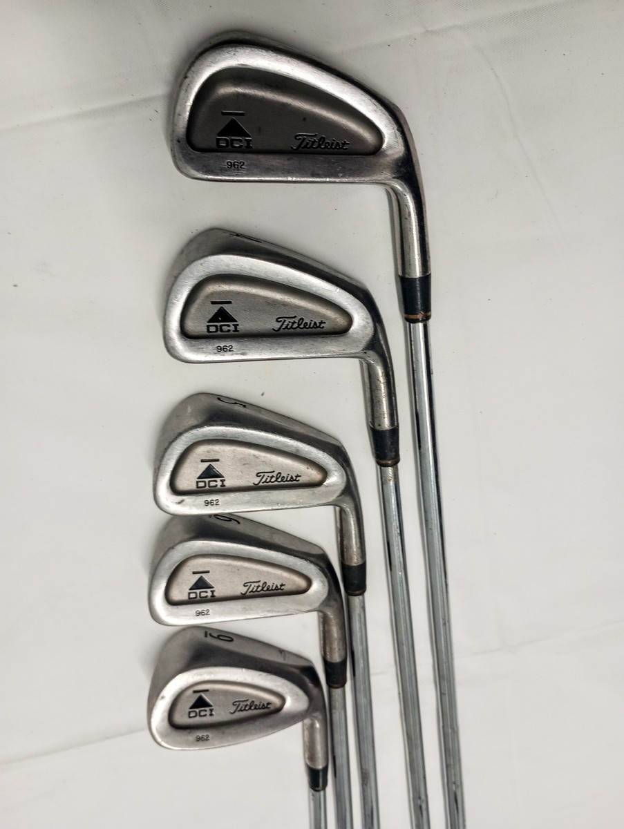 Titleist DCI 962 Golf Irons 3,4,5,6 & 9. Temper S300 Steel. RH | eBay