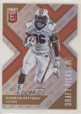 2018 Elite Draft Picks Status Gold Die-Cut Variation 2/10 Kamryn Pettway 00du