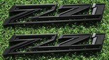 2 Pack 2019-2025 Z71 Emblem Decals Side Badges Compatible with Matte Black