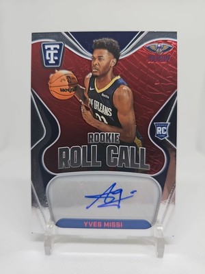 2024-25 Panini Totally Certified Yves Missi RC Rookie Roll Call Auto Red /75