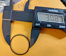 31mm x 1mm 2 Inch Folded Square Rubber Belt