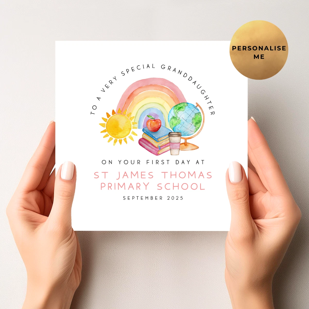 Enjoy First Day at School Card - Good Luck 1st Day at Nursery Card