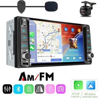 7'' Car Stereo Wireless Android Auto CarPlay Radio Audio For Nissan LEAF 2013-16