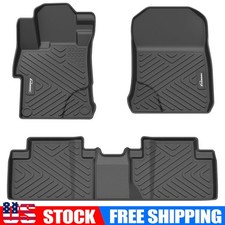 3d Floor Mats Set For 2012-2015 Honda Civic All Weather Tpe Car Carpets Liners