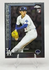 2025 Topps Chrome Update - Roki Sasaki - #USC-73 Debut (RC) - Dodgers