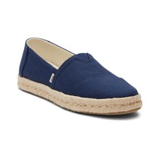 Women's TOMS Alpargata Rope 2.0 Espadrilles Slip-On Flats Navy
