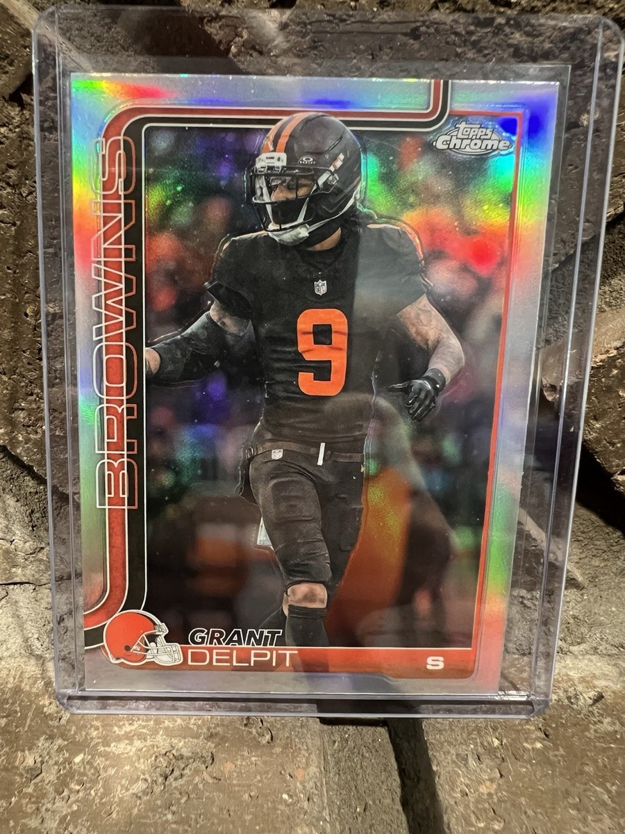 2025 Topps Chrome Football Grant Delpit Refractor #66 Browns | eBay
