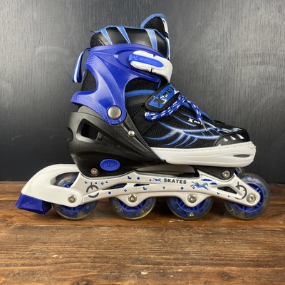 XMBT Inline Skates Größe UK 6 - 8 Disco Light Up Rollen verstellbar Eur 39 - 42