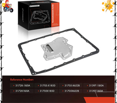 Automatic Transmission Fluid Filter with Pan Gasket, Compatible with Infiniti