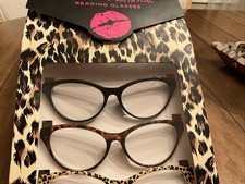 BETSEY JOHNSON 3 PACK PREMIUM READING GLASSES READERS 1.50
