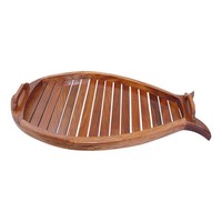 Tablett - Fisch Esstisch Aus Holz 64,5 X 6 Cm Sea-Club