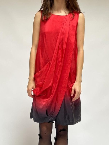 Women Marni Dress Red Silk S