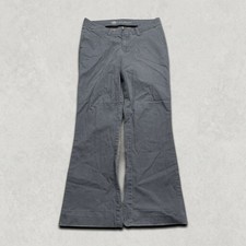 Dickies Trousers Womens 6R Workwear Flared Leg Cotton Pants, Grey