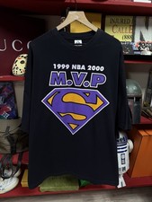 Vintage Lakers Shaq T-Shirt Vtg MVP Lakers Tee Size 2XL