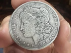 1904 Morgan Silver Dollar $1 Circulated Business Strike 0.9 Fine Uncertified