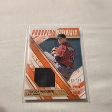 2019 Panini Elite Extra Prospect Materials Taylor Widener #PM-TW Orange /199 Ro…