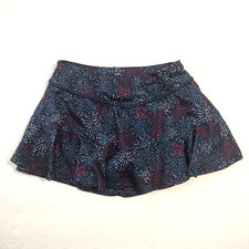 All In Motion Girls Skort Sz 4/5 Fireworks Blue Stretch Flare Skirt 4th Red