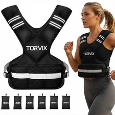 Weight Vest Adjustable 6-15 lb for Women and Men - Walking Running Training Vest