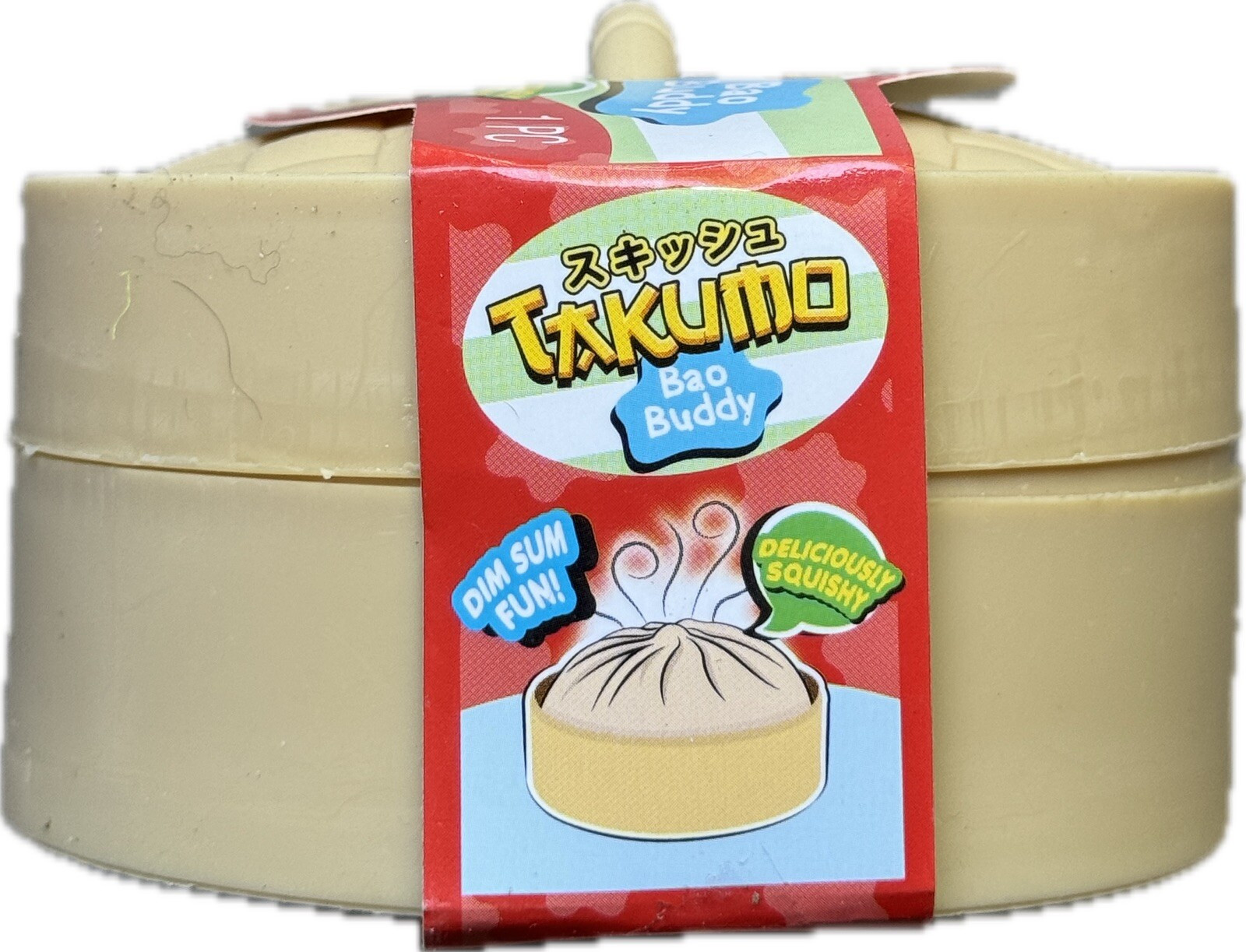 Dumpling Bao Squishy Stress Ball Toy w/ Steamer Box – Food Squishy Fidget Ja-Ru