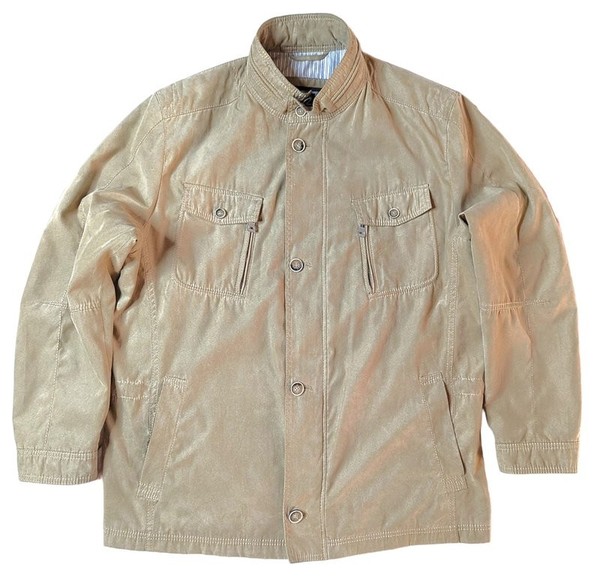 Men Bugatti Jacket Beige Polyester 44 / XXL / 52