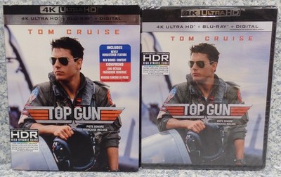4K Ultra HD Top Gun Tom Cruise + Slipcover + BLU-RAY NEW SEALED