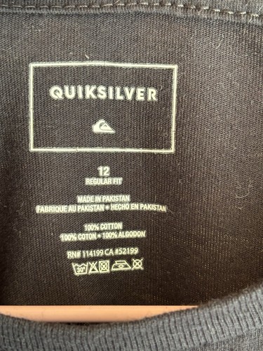 Quicksilver T-shirt - YOUTH Age 12 / Women’s XXS - Excellent Condition - Picture 10 of 14