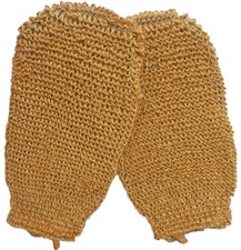 2 Pieces 5.1 9.0 inches Natural Vegetable Fiber Exfoliating Sisal Bath Spa