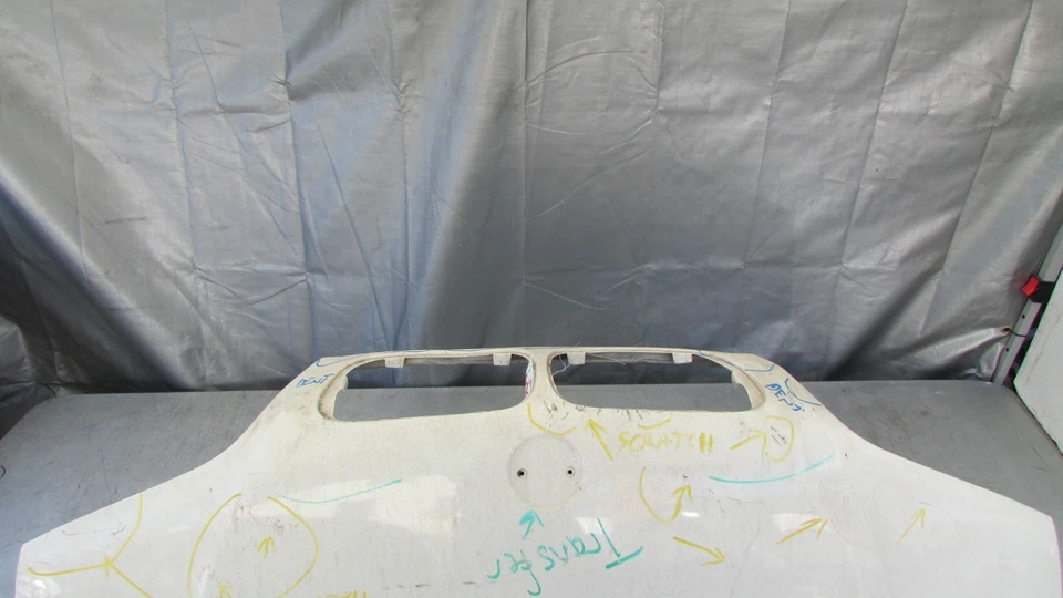 2001-2006 BMW E46 M3 ТРАНСФОРМИРУЕМЫЙ КАПОТ ПАНЕЛЬ КАПОТА КОРПУС БЕЛЫЙ OEM - Изображение 4 из 4