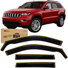 Nilight in Channel Rain Guards for Jeep Grand Cherokee 2011 2012 2013 2014 20...