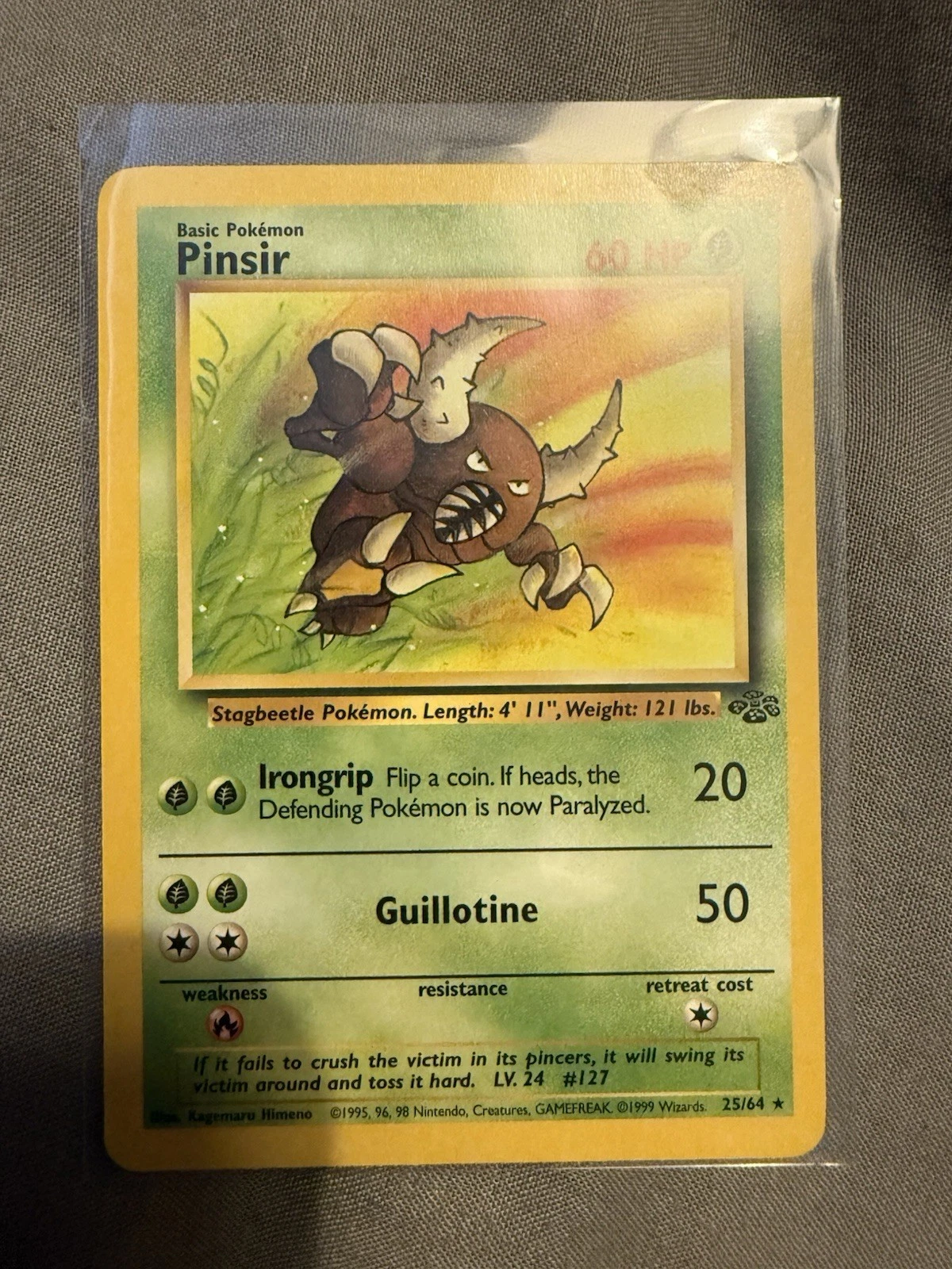Pokémon TCG Pinsir Jungle Card 25/64