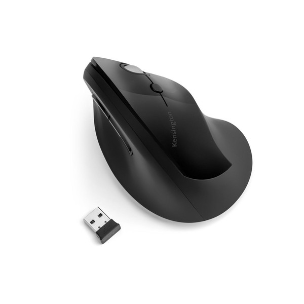 Kensington Pro Fit Ergo Maus Vertikal. Kabellos. Schwarz-image