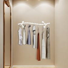 Wall Mounted Retail Display Garment Rack, Clothing Rack, Garment Rack for Home
