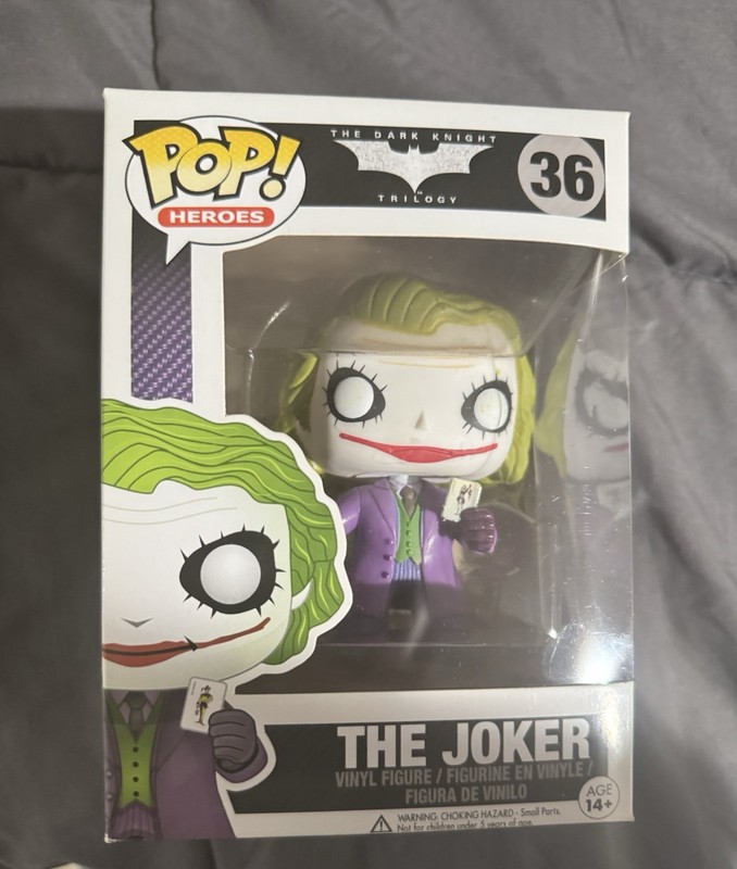 FUNKO POP! HEROES : THE DARK KNIGHT TRILOGY - THE JOKER (36) VINYL