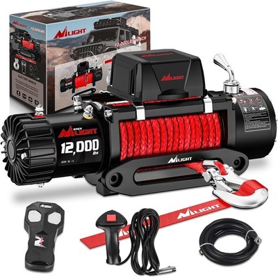 Nilight 12V Electric Winch for Jeep UTV Trailer Boat Offroad Towing ATV Winches