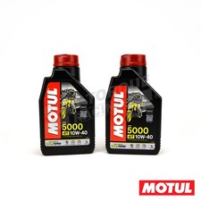 Motul 5000 10W40 2L Semi Synth 4 Stroke Engine Oil for Yamaha WR 125 R 2009-2016