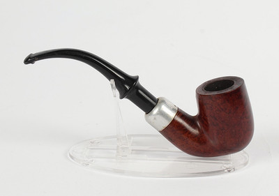 Well Pipe Made in Italy Estate Tobacco Bent Rustic Pipe Omm Paul B riar Vintage