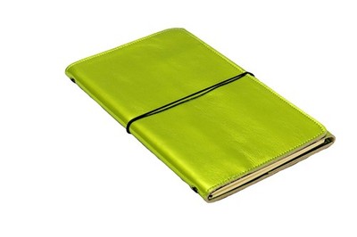Louise Carmen handgefertigte Echtleder Notizbuch Hülle A5 Slim Reisegröße