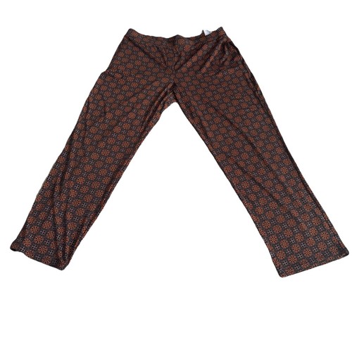 Pantalones de vestir de punto líquido con patrón geográfico pull-on para mujer Susan Graver talla grande - Imagen 3 de 15