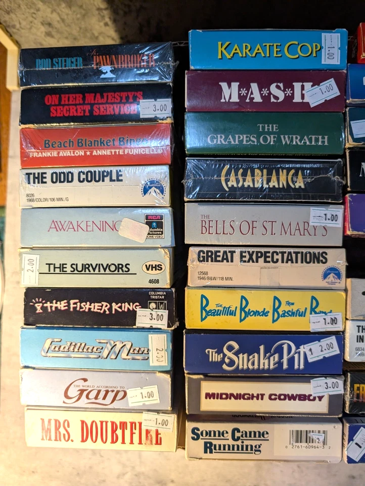 Pick 10 VHS for $12. Make your own lot. ALL TESTED! See description. — 第 3/4 张图片