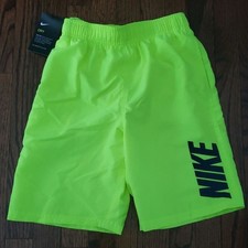 Nike Fluorescent Green Athletic Shorts Size L