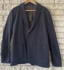 Theory Zarek Blazer Jacket Mens Medium NWT Stealther Stretch Navy - MSRP 295