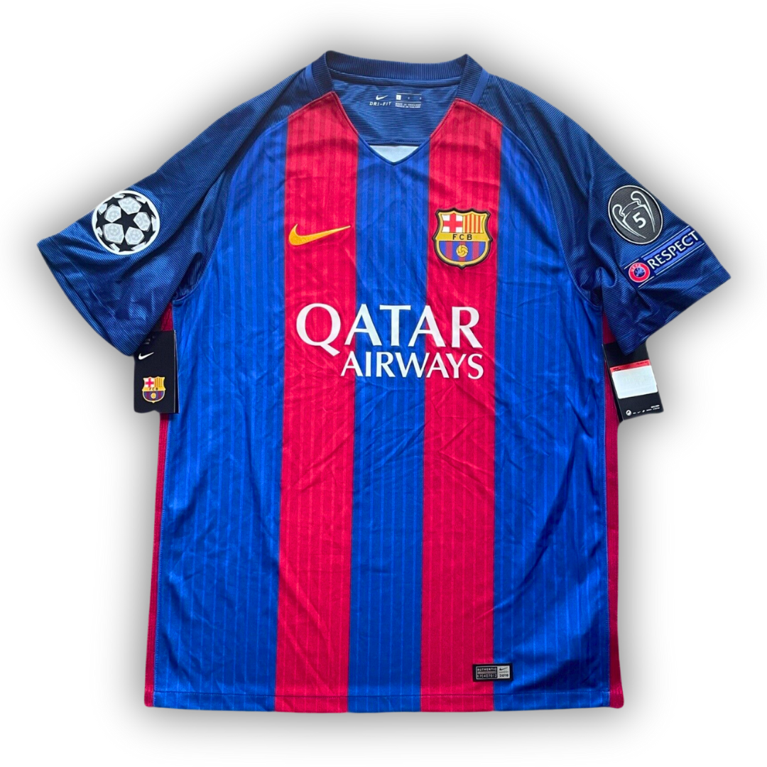 Barcelona 2016/17 Home Jersey Messi #10 With Patches | eBay